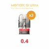 GEEK VAPE - Lot de 3 cartouches WENAX Q V2 04 ohm