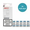 ASPIRE - 5xRésistances AVP PRO 065 ohm