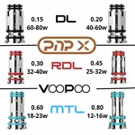 VOOPOO - RÉSISTANCES PNP X