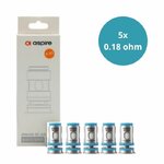 ASPIRE - 5xRésistances ATLANTIS SE - 018 ohm