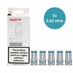 ASPIRE - 5xRésistances AVP PRO 065 ohm
