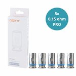 ASPIRE - 5xRésistances BP80 - 015PRO