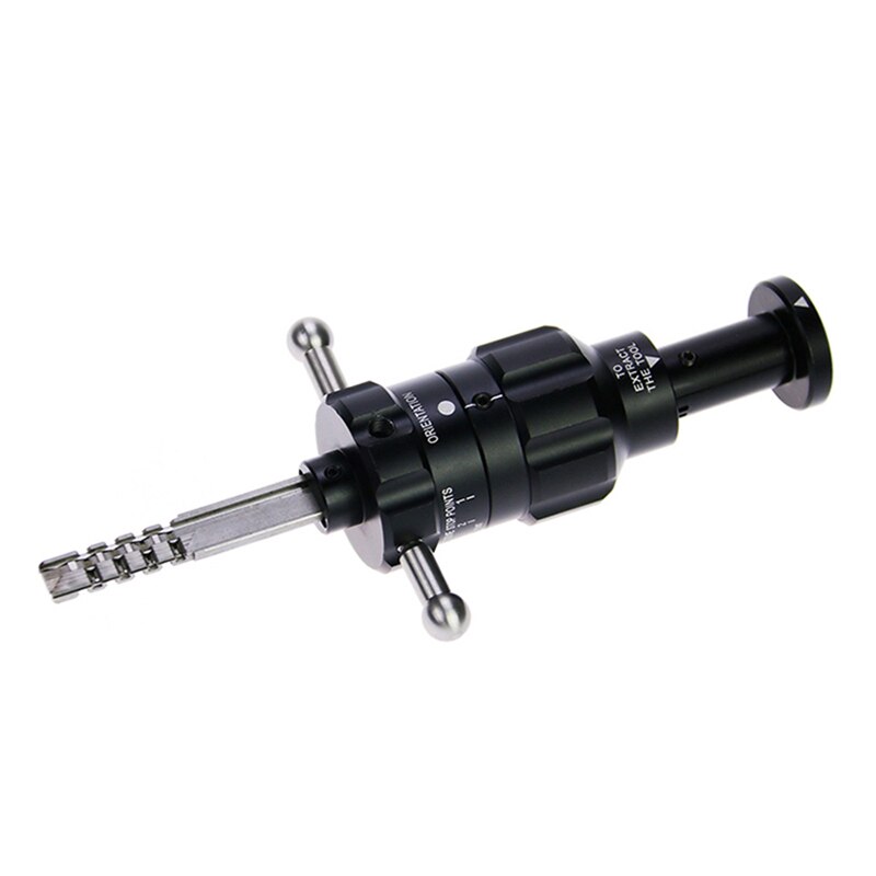 Side view of the SIP22 turbo decoder with crossbar handle