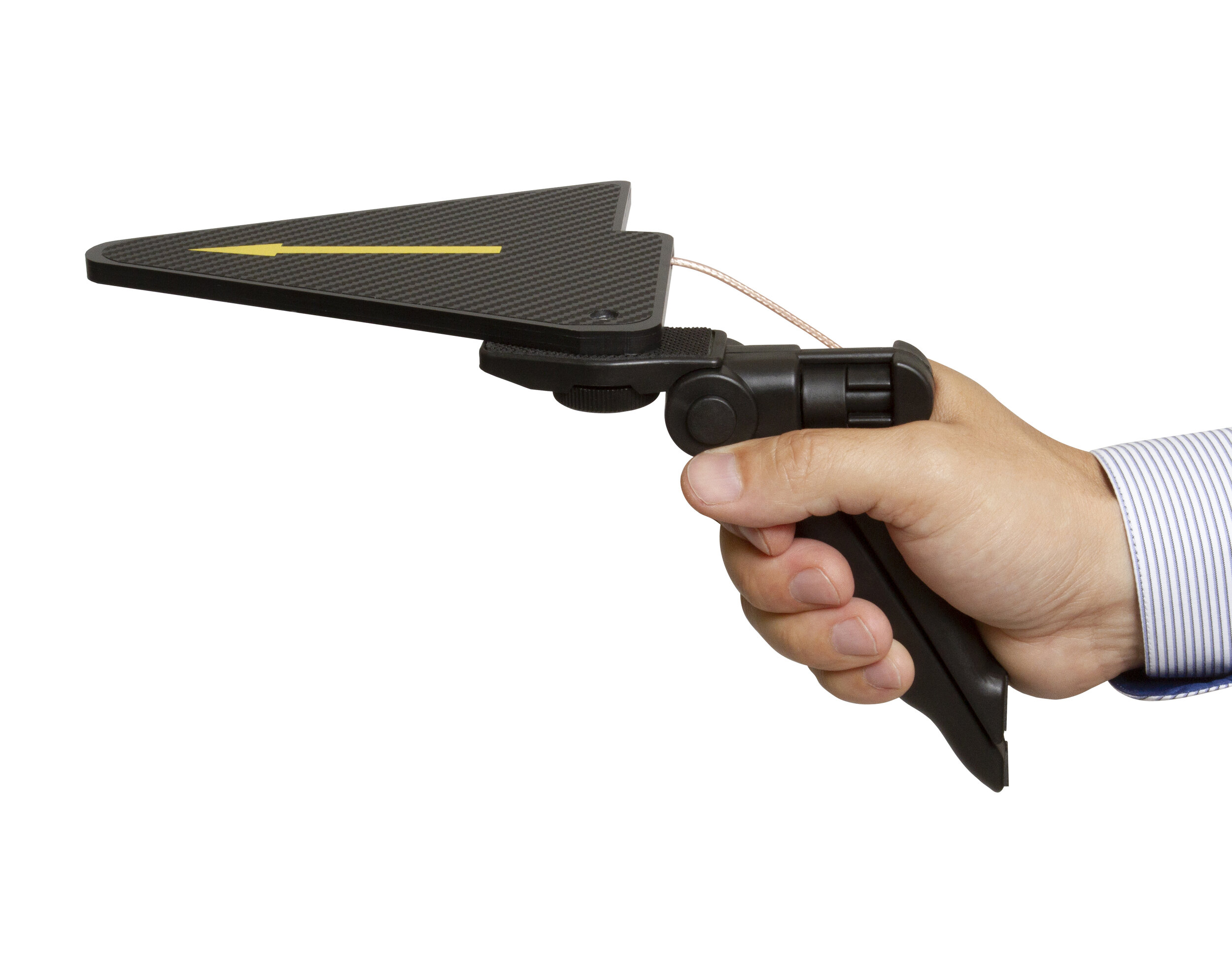MWA-6 antenna on a handle held in a hand