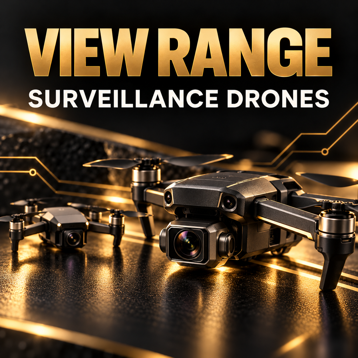 View range — SURVEILLANCE DRONES