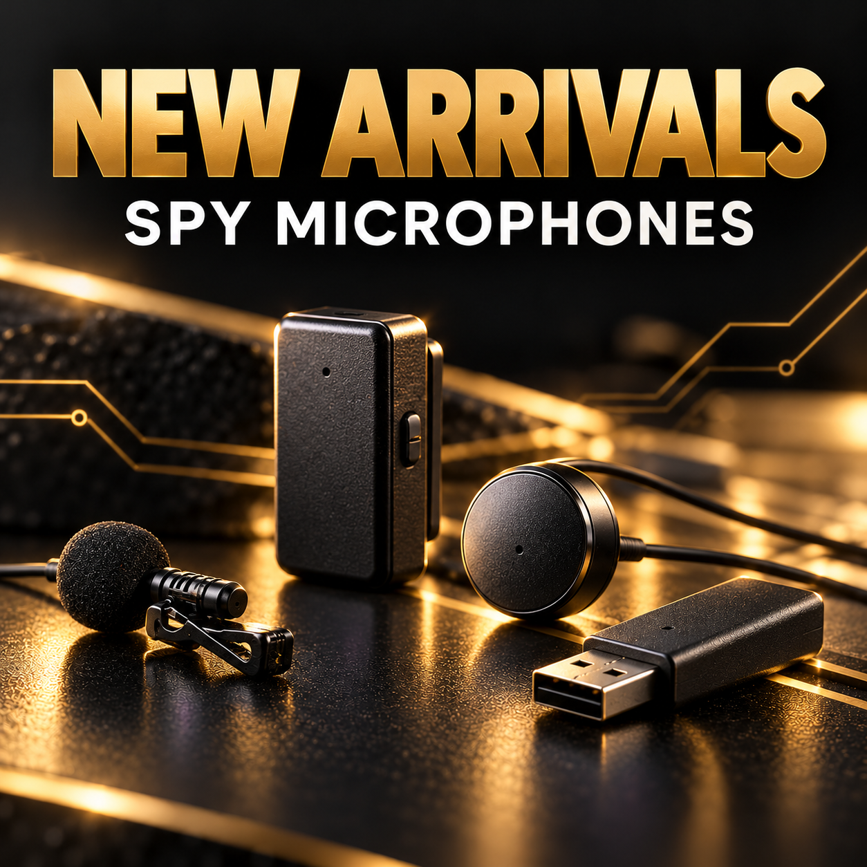 New arrivals — SPY MICROPHONES