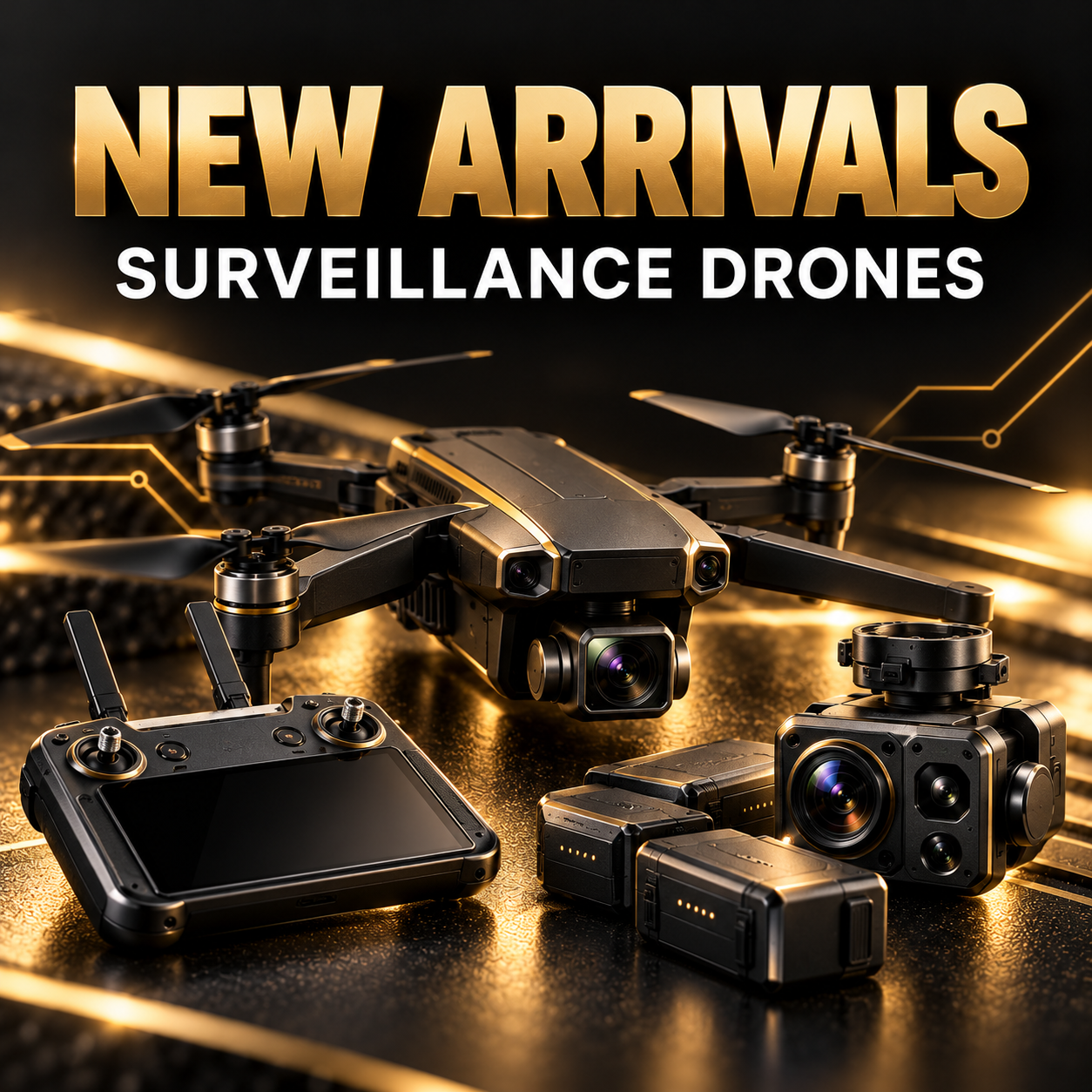 New arrivals — SURVEILLANCE DRONES