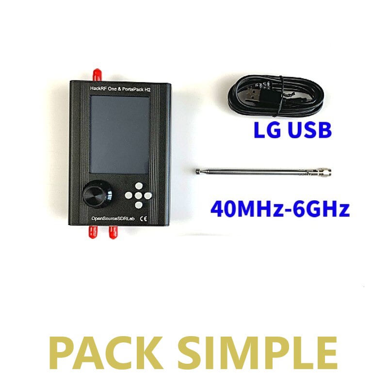 HackRF One R10 + PortaPack H2 Full Kit - Europe Connection