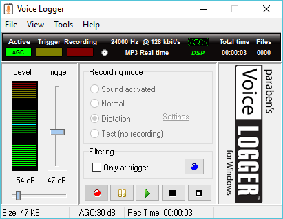 Logiciel de surveillance audio sur PC