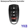 Télécommande d’alarme YK8 noire à quatre boutons