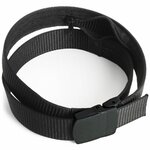 Black belt spy camera shown coiled