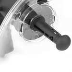 Close-up of the directional microphone dish and sensor