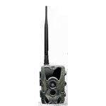 4G trail camera with antenna and lens