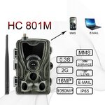 HC801M trail camera with illustrated transmission functions