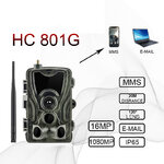 HC801G trail camera with illustrated transmission functions