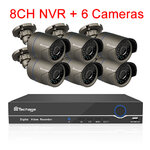 CCTV kit with six cameras and recorder