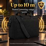 ANGEL EXECUTIVE on a meeting table with a stated ultrasonic jamming range of up to 10 m