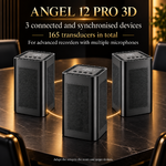 ANGEL 12 PRO 3D with three connected and synchronised devices, 165 transducers in total