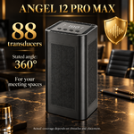ANGEL 12 PRO MAX with 88 ultrasonic transducers and a stated coverage angle of 360 degrees