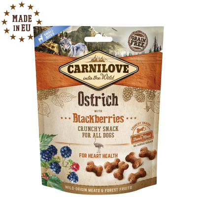 carnilove crunchy autruche mûres