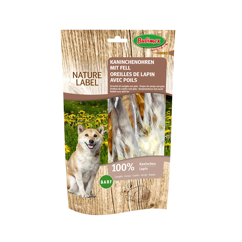 Bubimex-oreilles-lapin-avec-poils-chien-100g