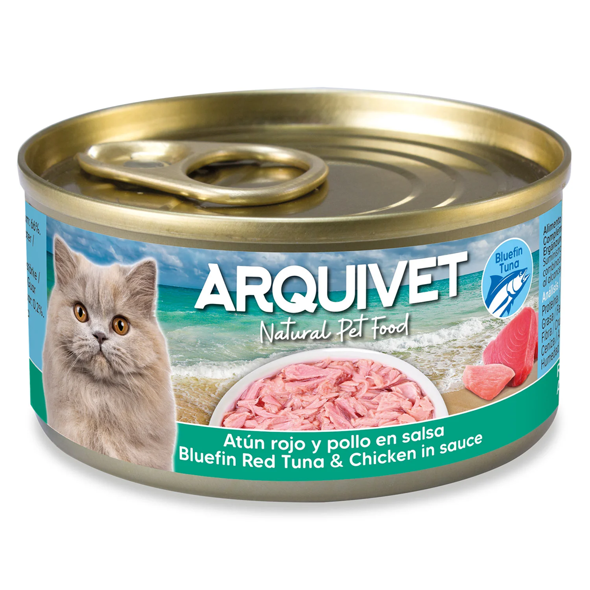 Arquivet chat thon rouge poulet