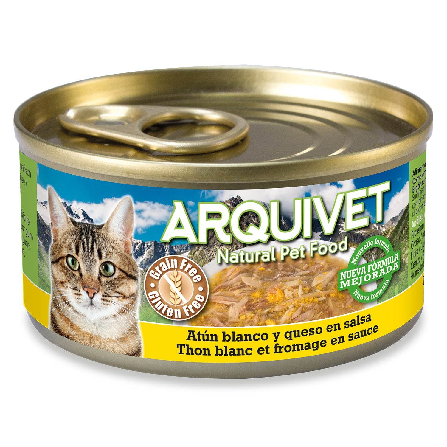 Patée chat arquivet thon blanc fromage