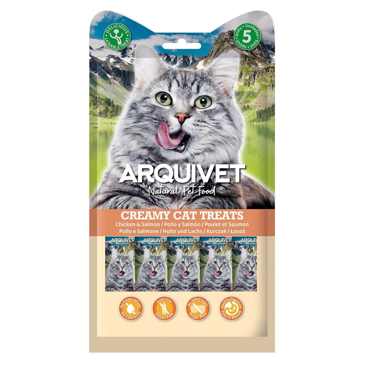 Arquivet creamy snack poulet saumon