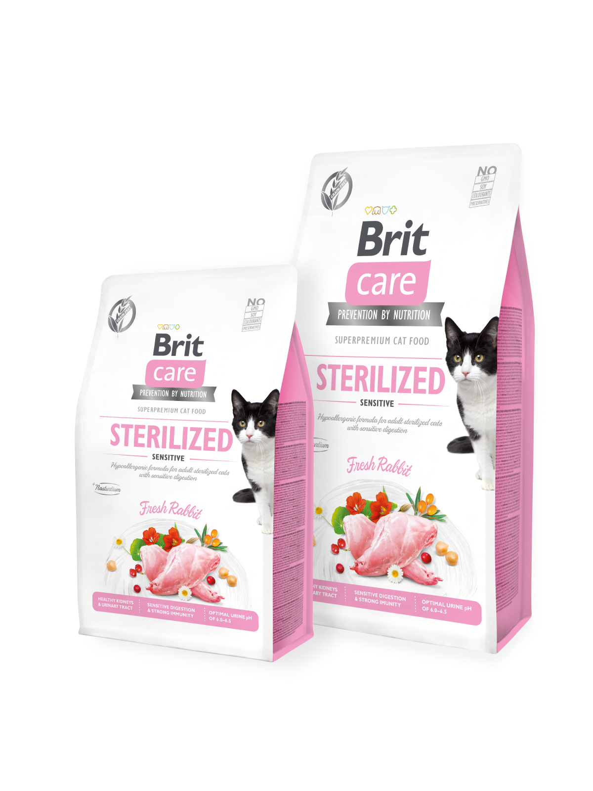 croquettes chat brit car sterilized sensitive rabbit