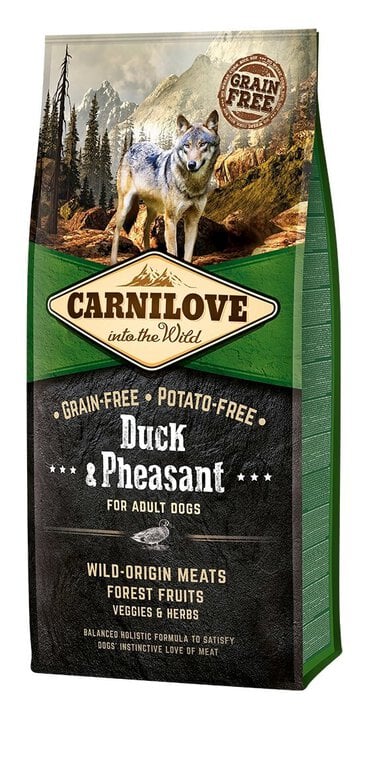 carnilove duck pheasant 12kg