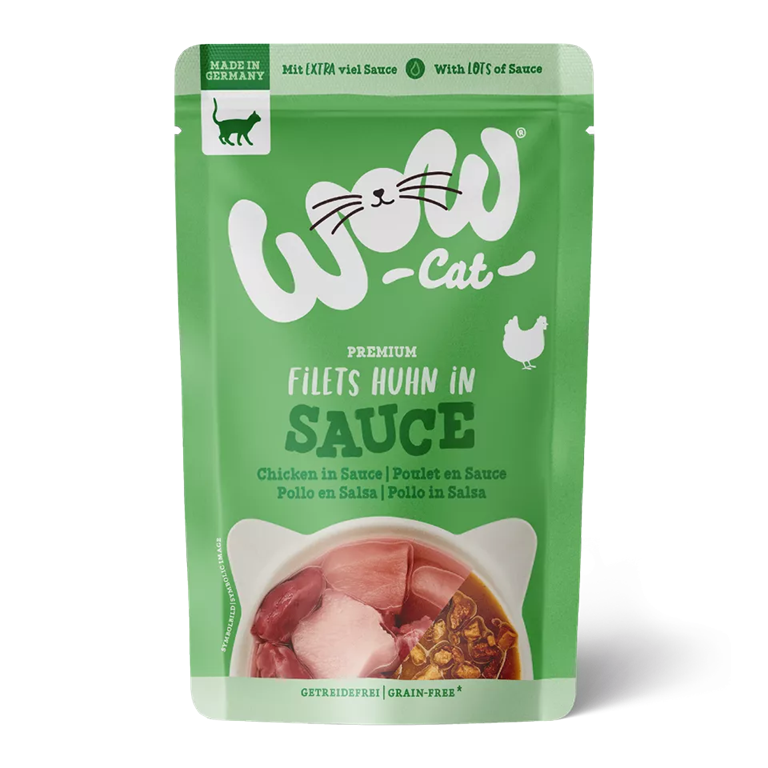 wow cats poulet en sauce 85gr