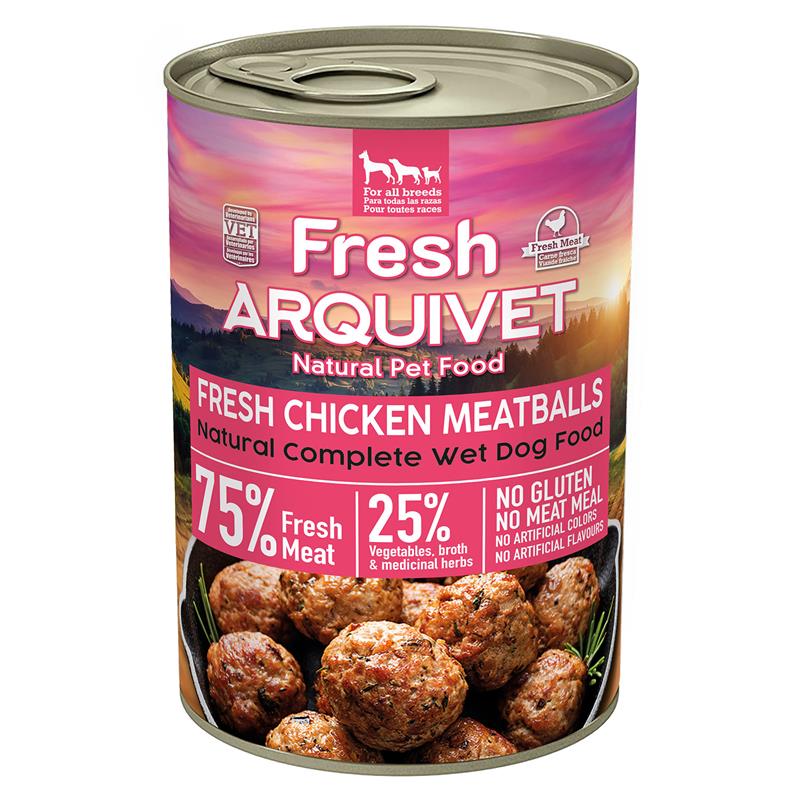 arquivet-fresh-chicken-meatballs-boulettes-de-poulet-aux-carottes-et-petits-pois-400g