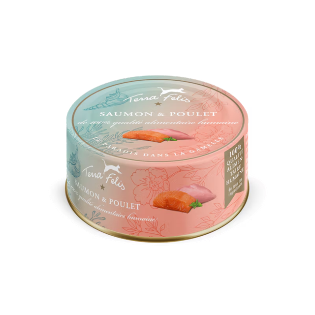 terra felis saumon poulet 80gr