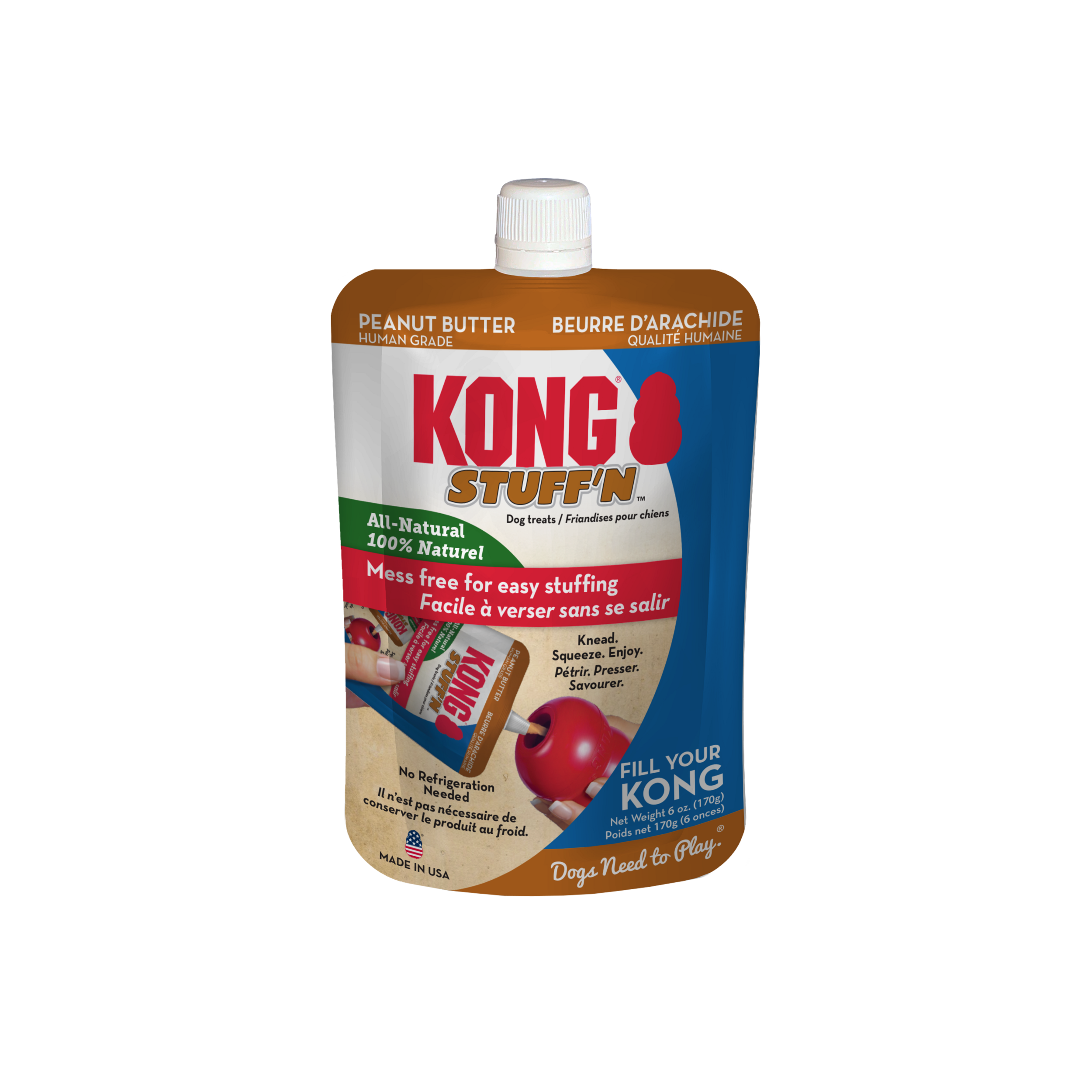 kong stuffn peanut butter
