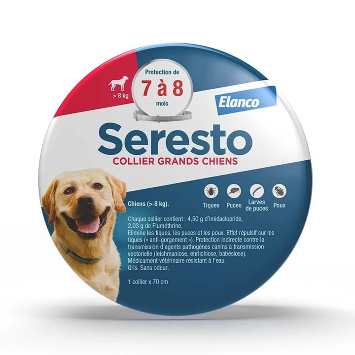 collier seresto grand chien anti puces