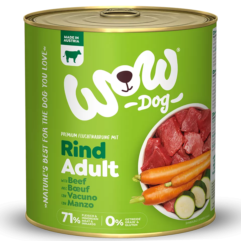 wow chien boeuf 800gr