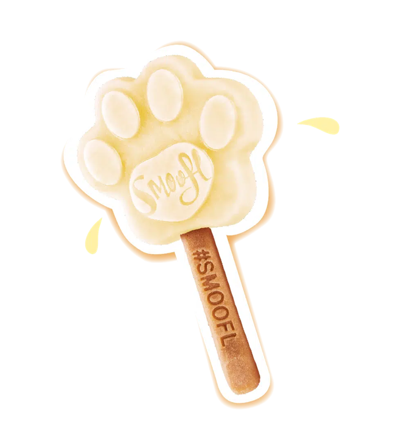 glace chien banane