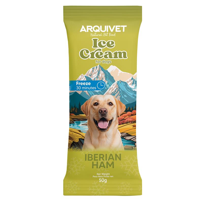 glace pour chien au jambon