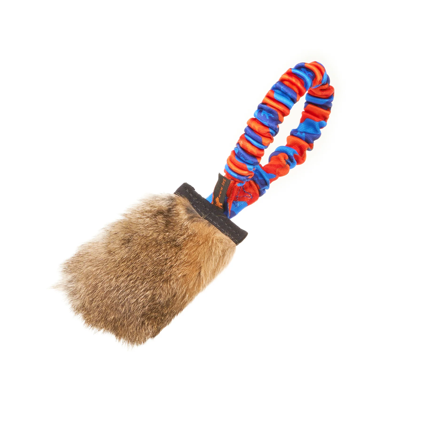 tug e nuff Rabbit Skin Pocket Bungee Squeaker