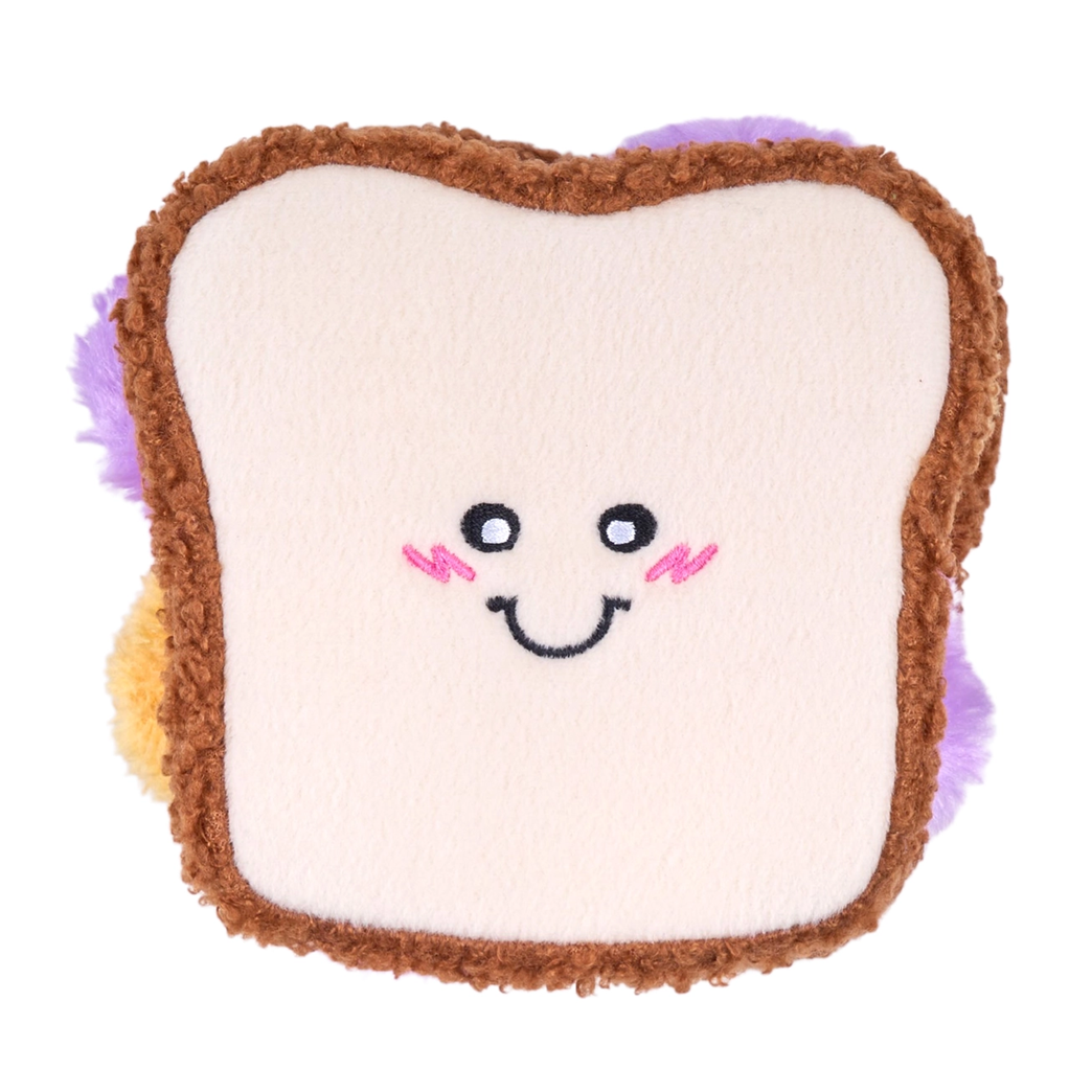 Zippy Paws Snufflerz Sandwich au beurre de cacahuète et à la confiture