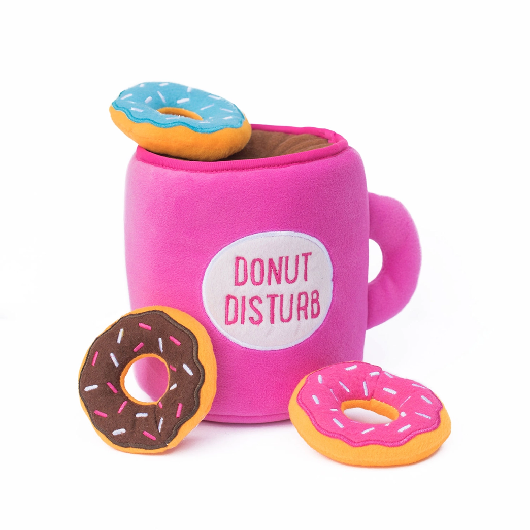 Zippy Paws Zippy Burrow coffee and donutz