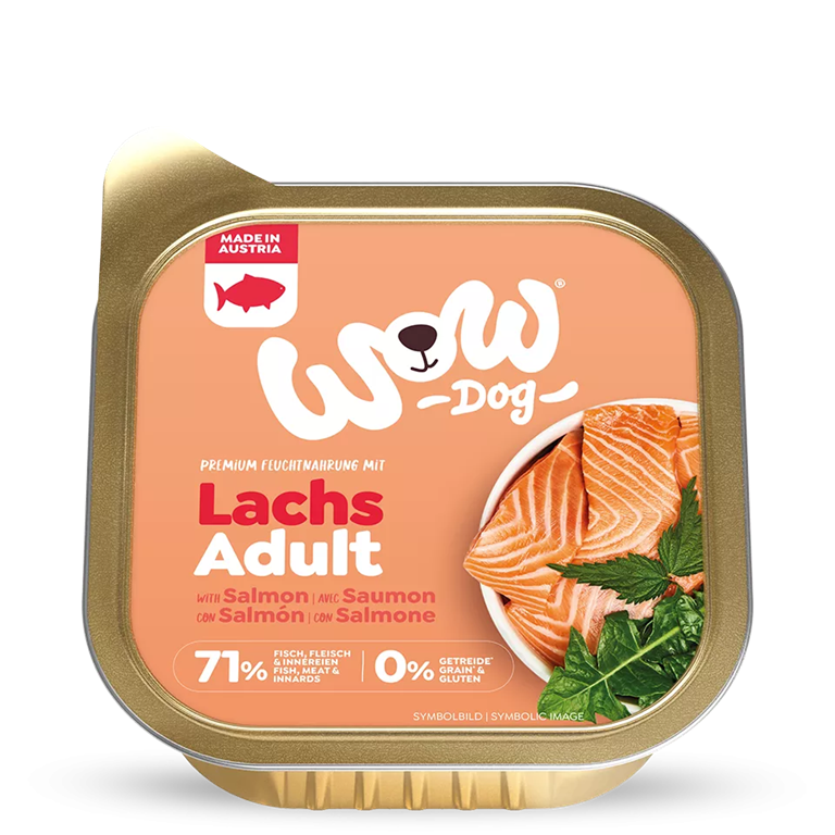 Wow chien Adult Saumon 150gr