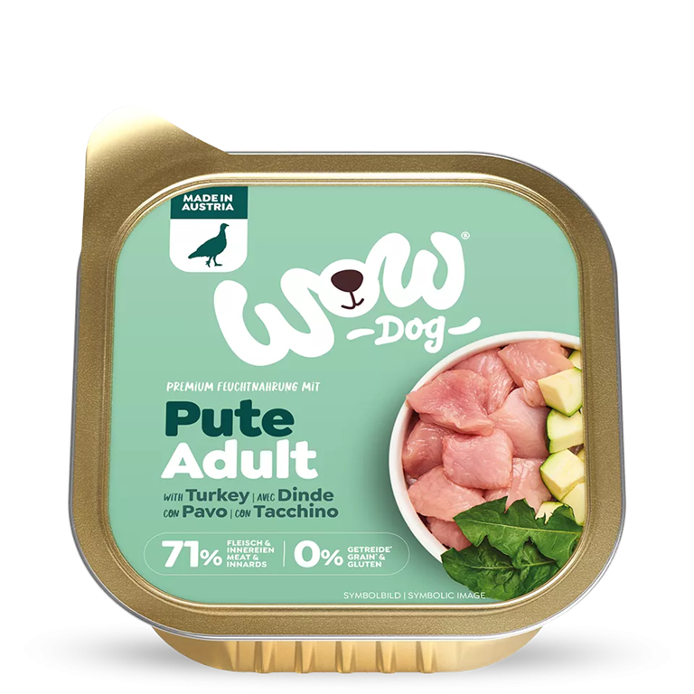 Wow chien Adult dinde 150gr