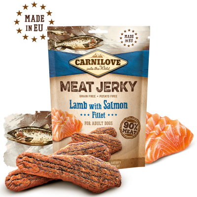 canrilove meat jerky lamb salmon fillet