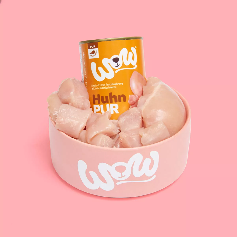 Patée chien Wow Poulet Pur
