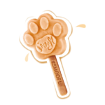 glace pour chien caramel