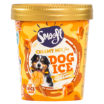 glace creamy chien caramel