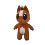 Peluche chien Qaval cheval