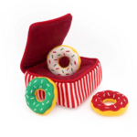 ZIppy paws Holiday Burrow Donutz Box