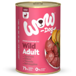 Patée chien Wow gibier adult 400gr